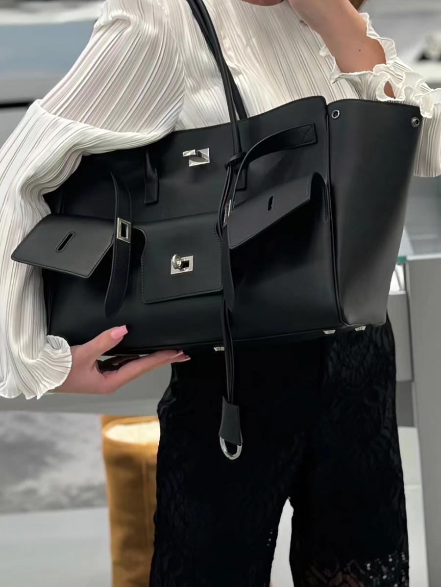 Balenciaga Bel Air Small 발렌시아가 벨에어 스몰 탑핸들백 78989 블랙 30cm 4