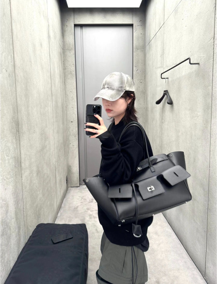 Balenciaga Bel Air Small 발렌시아가 벨에어 스몰 탑핸들백 78989 블랙 30cm 6