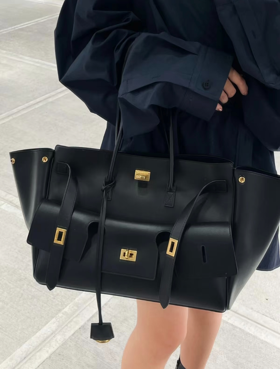 Balenciaga Bel Air Small 발렌시아가 벨에어 스몰 탑핸들백 78989 블랙 금장 30cm 1