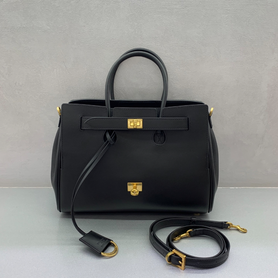 Balenciaga Bel Air Small 발렌시아가 벨에어 스몰 탑핸들백 78989 블랙 금장 30cm 7