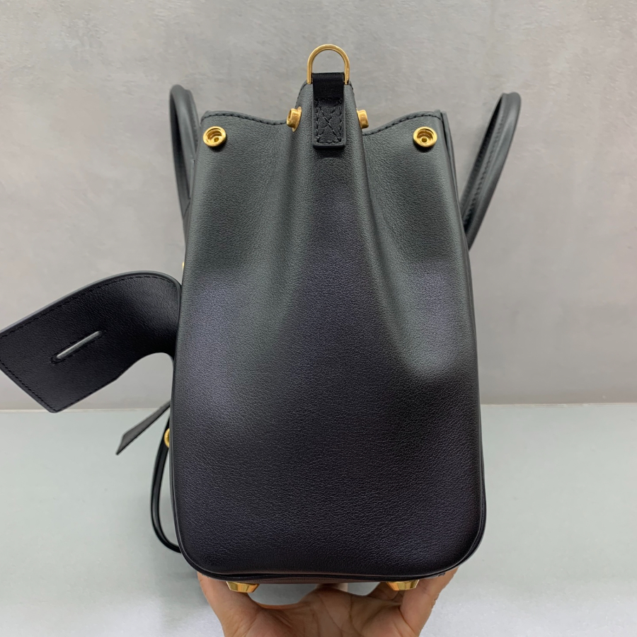 Balenciaga Bel Air Small 발렌시아가 벨에어 스몰 탑핸들백 78989 블랙 금장 30cm 10