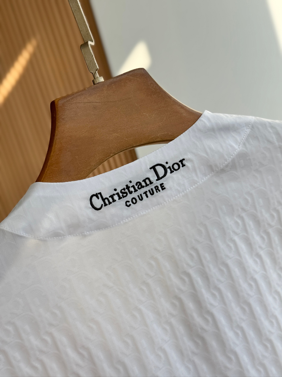 DIOR Textured Cotton Shirt 디올 텍스처드 코튼 셔츠 화이트 17
