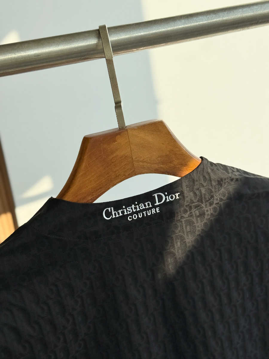 DIOR Textured Cotton Shirt 디올 텍스처드 코튼 셔츠 블랙 18