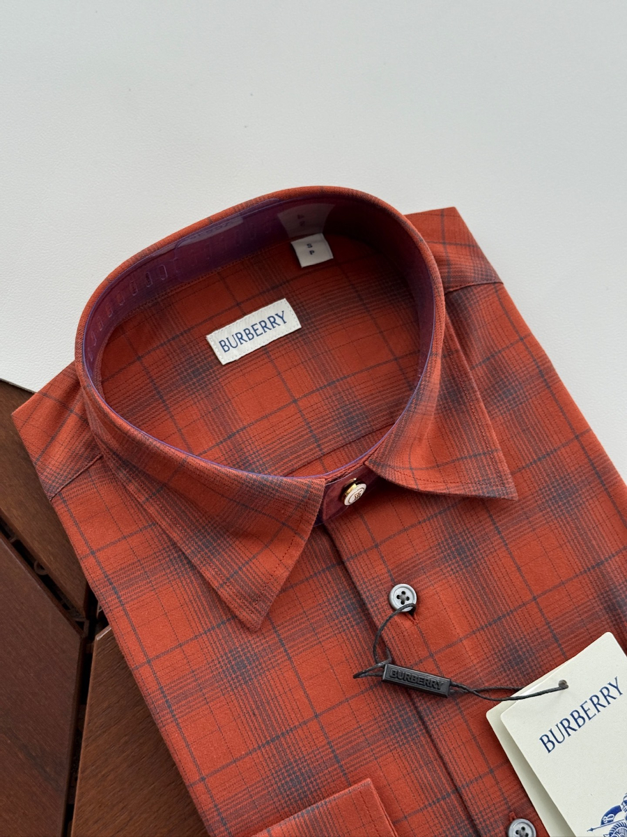 BURBERRY Solid Color Cotton Shirt 버버리 솔리드 컬러 코튼 셔츠 3