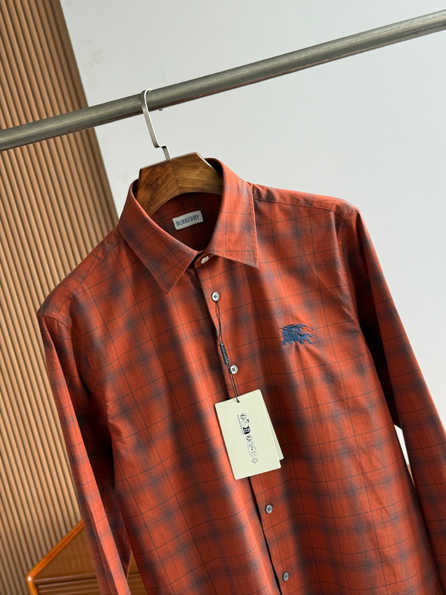 BURBERRY Solid Color Cotton Shirt 버버리 솔리드 컬러 코튼 셔츠 7