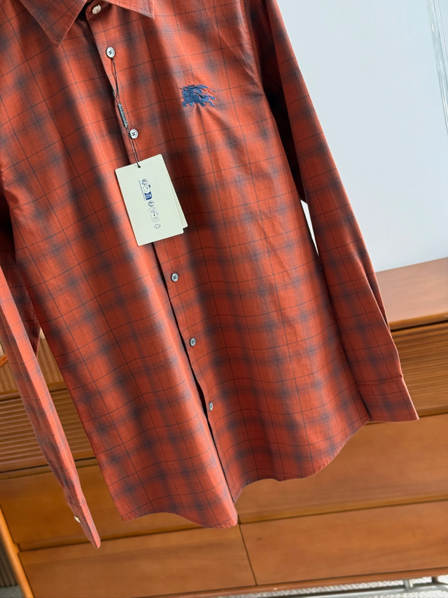 BURBERRY Solid Color Cotton Shirt 버버리 솔리드 컬러 코튼 셔츠 8