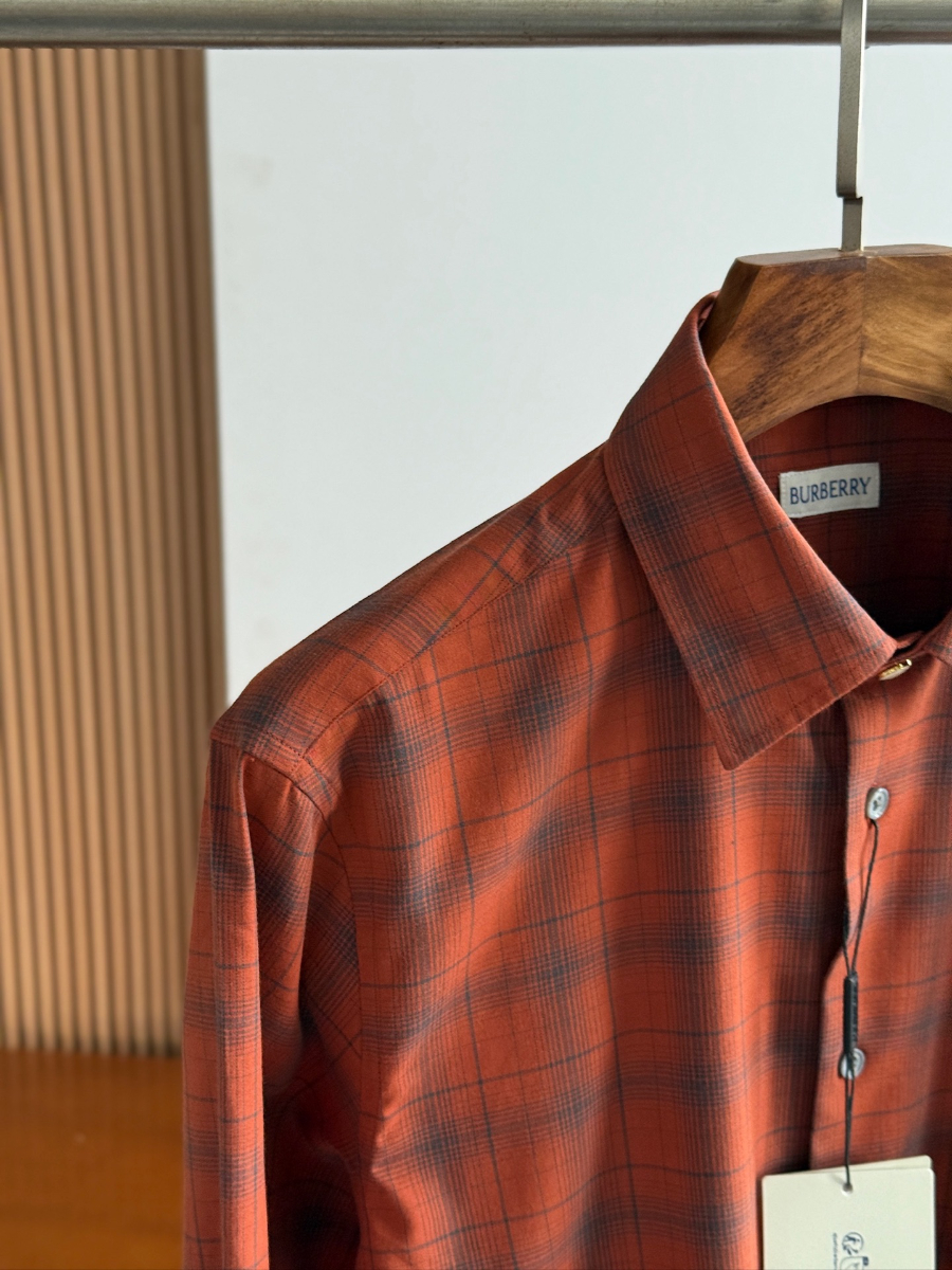 BURBERRY Solid Color Cotton Shirt 버버리 솔리드 컬러 코튼 셔츠 9