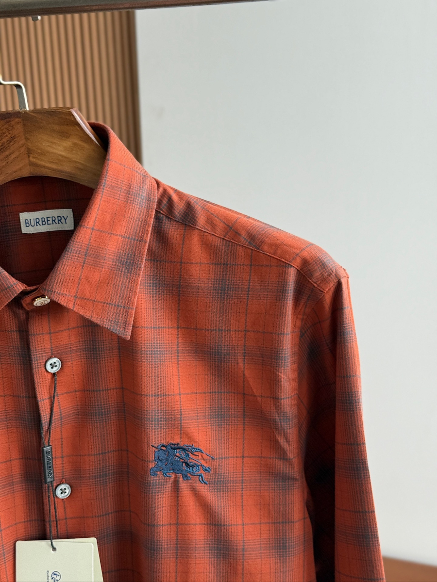 BURBERRY Solid Color Cotton Shirt 버버리 솔리드 컬러 코튼 셔츠 10