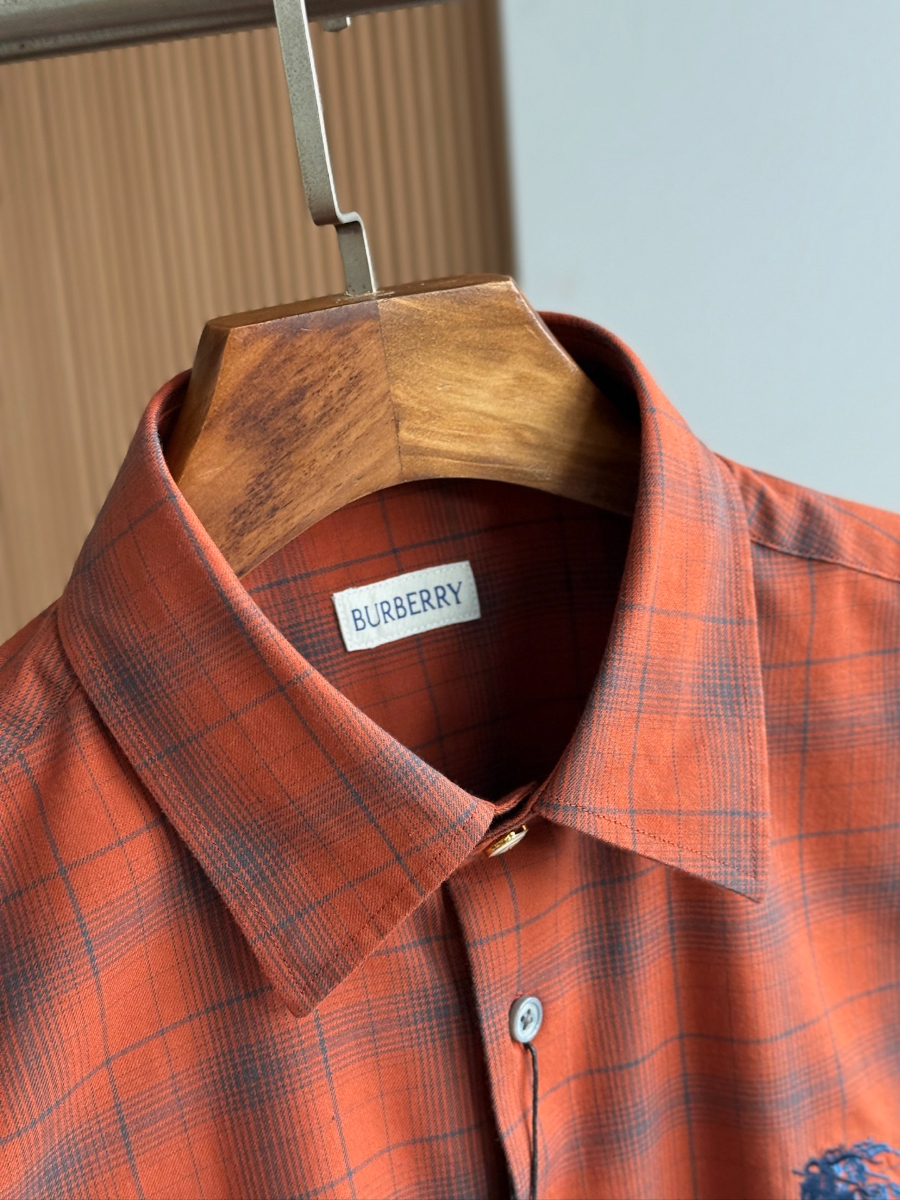 BURBERRY Solid Color Cotton Shirt 버버리 솔리드 컬러 코튼 셔츠 11
