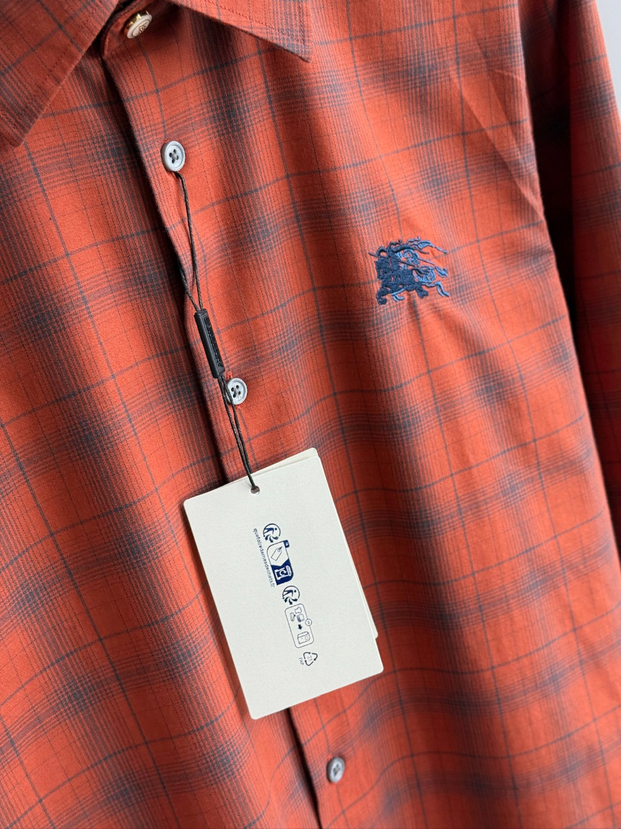 BURBERRY Solid Color Cotton Shirt 버버리 솔리드 컬러 코튼 셔츠 12