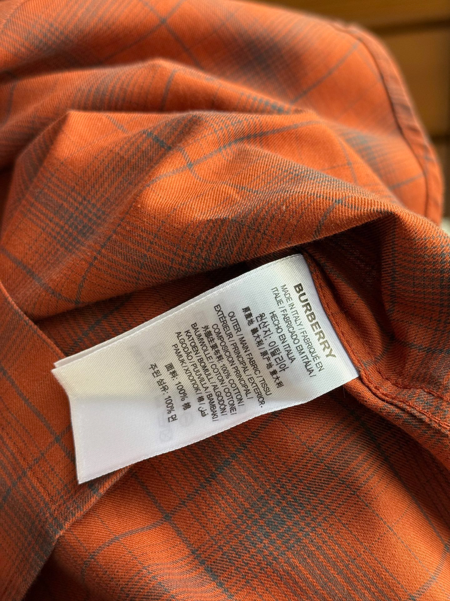 BURBERRY Solid Color Cotton Shirt 버버리 솔리드 컬러 코튼 셔츠 17