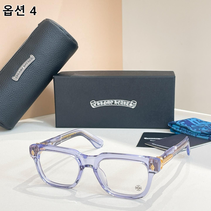 CHROME HEARTS 크롬하츠 PEN 15 스퀘어 아세테이트 안경테 53□20-149 4