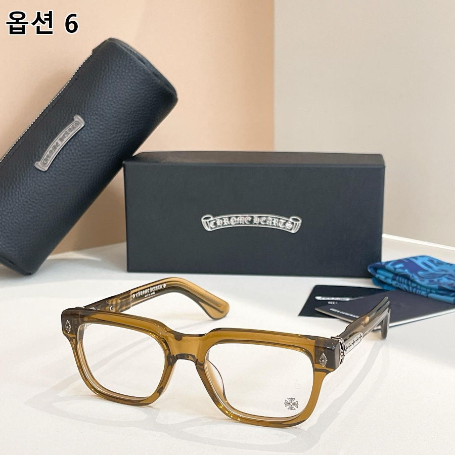 CHROME HEARTS 크롬하츠 PEN 15 스퀘어 아세테이트 안경테 53□20-149 6