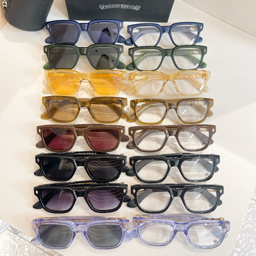 CHROME HEARTS 크롬하츠 PEN 15 스퀘어 아세테이트 안경테 53□20-149 9