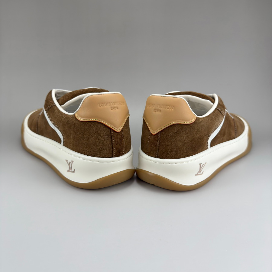 Louis Vuitton 루이비통 3D 모노그램 패턴 레더 로우탑 스니커즈 (Iv Tilted 스타일) 브라운 9