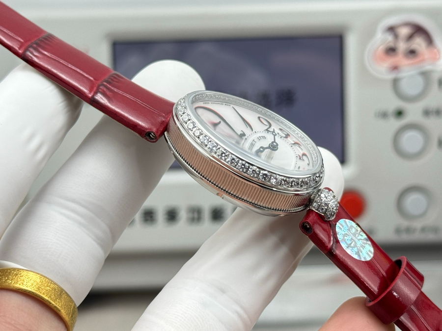 Breguet Reine de Naples Diamond Bezel 브레게 레인 드 네이플 다이아 베젤 여성 오벌 워치 25mm 레드포인트 6