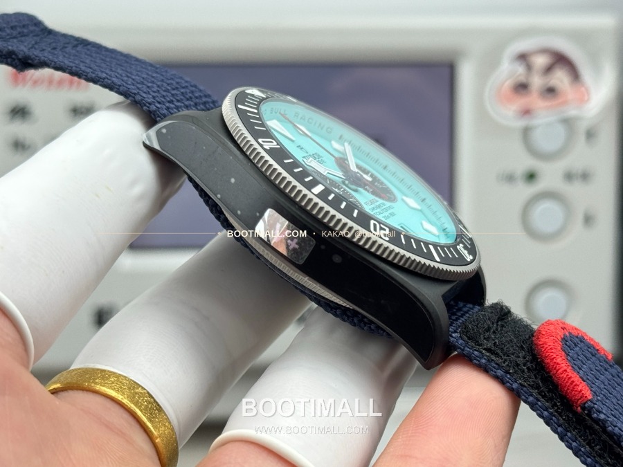 TUDOR Pelagos FXD Chronograph 튜더 펠라고스 FXD 크로노그래프 알링기 레드불 레이싱 코발트 다이얼 M25807KN-0001 6