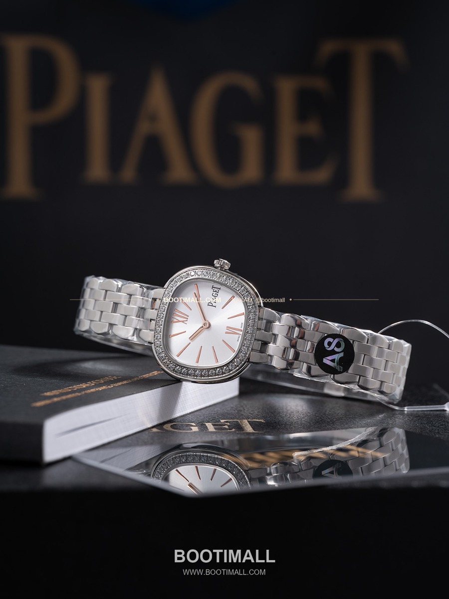Piaget Sixtie Rose Gold Diamond Quartz 29mm 피아제 식스티 실버 다이아몬드 쿼츠 29mm 3
