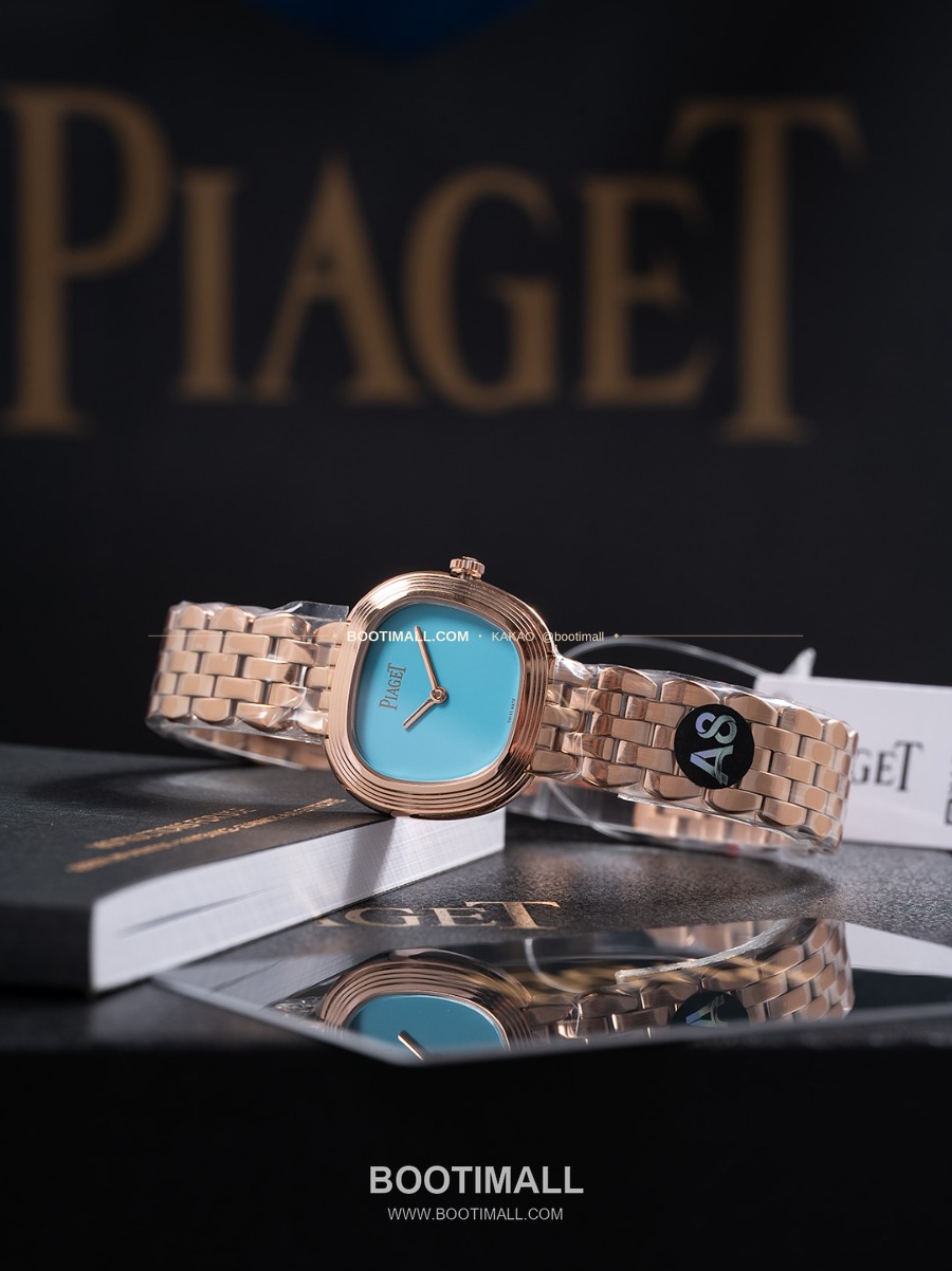 Piaget Sixtie Rose Gold Diamond Quartz 29mm 피아제 식스티 브론즈베젤 코발트다이얼 쿼츠 29mm 4