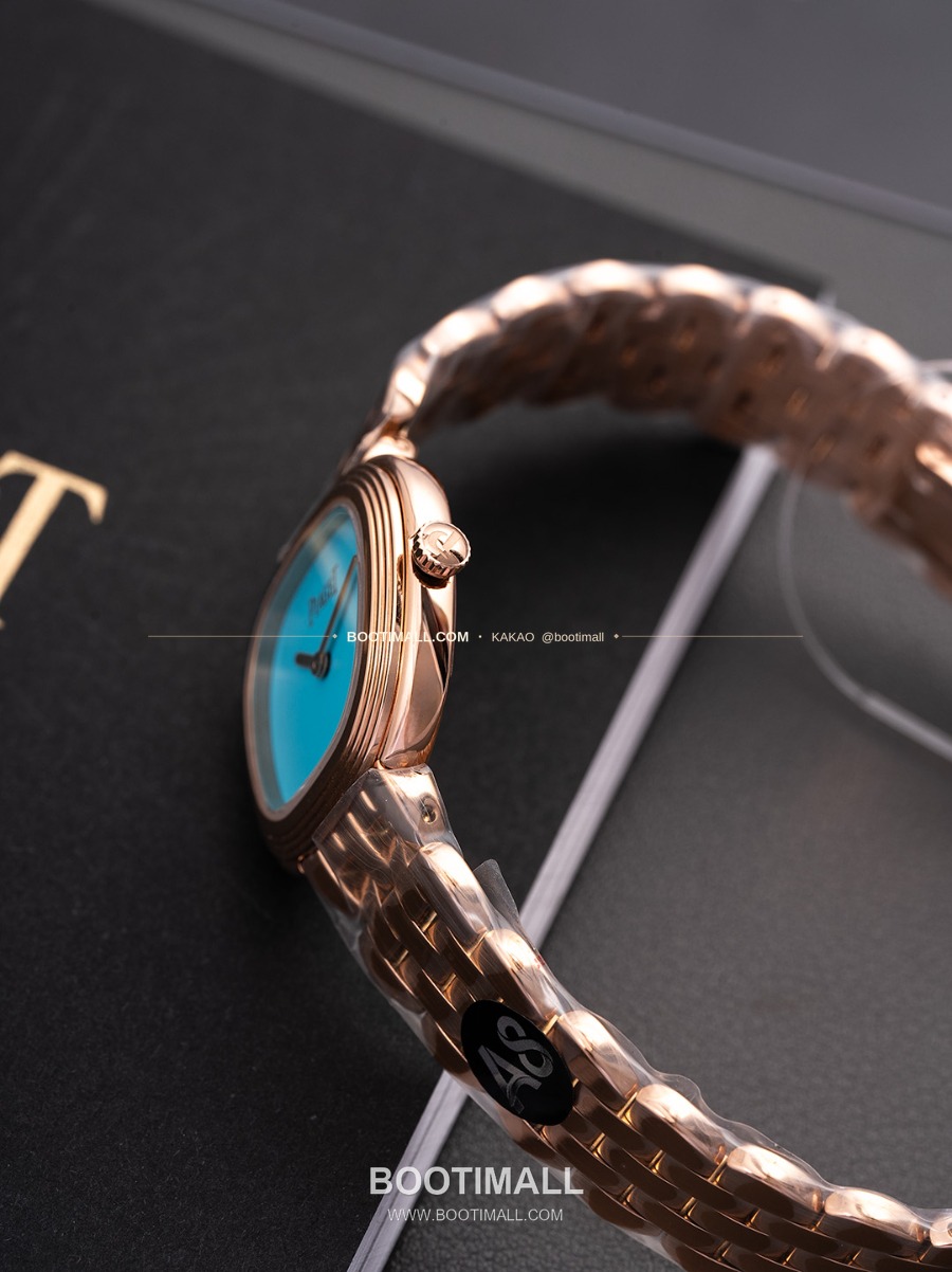 Piaget Sixtie Rose Gold Diamond Quartz 29mm 피아제 식스티 브론즈베젤 코발트다이얼 쿼츠 29mm 6
