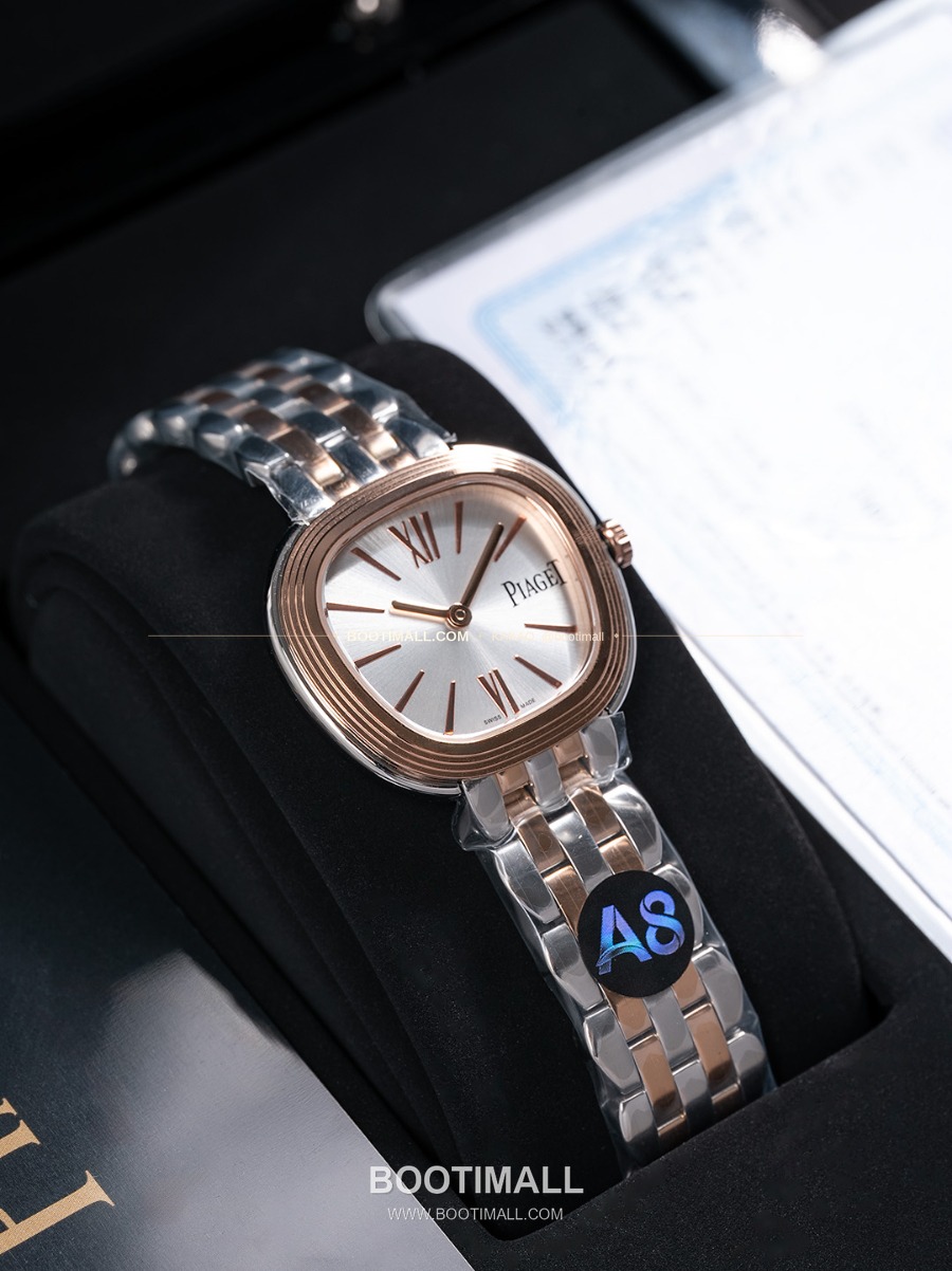Piaget Sixtie Rose Gold Diamond Quartz 29mm 피아제 식스티 콤비베젤 화이트다이얼 쿼츠 29mm 3
