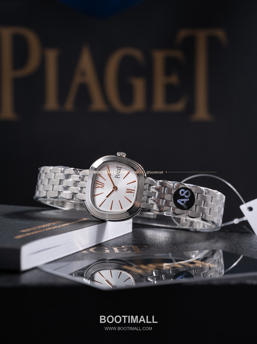 Piaget Sixtie Rose Gold Diamond Quartz 29mm 피아제 식스티 실버베젤 화이트다이얼 쿼츠 29mm 3