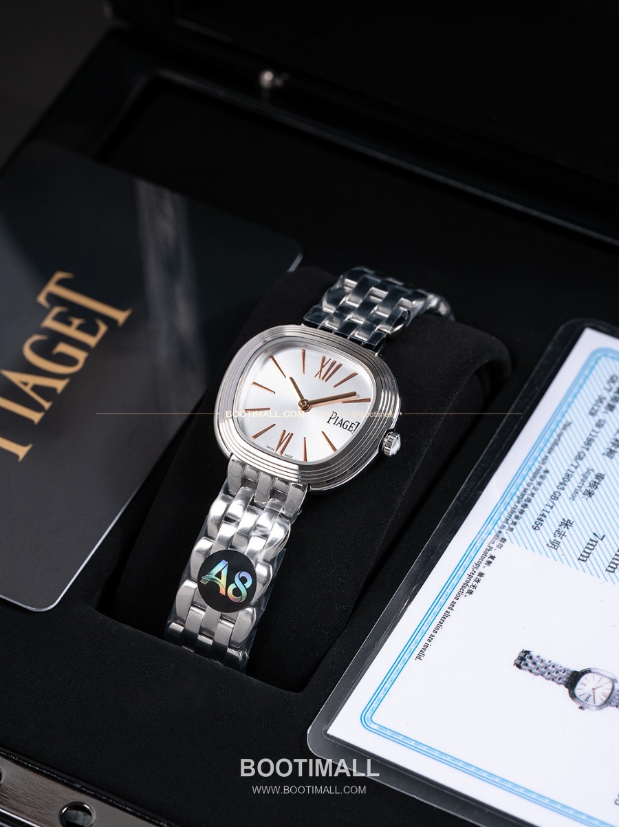 Piaget Sixtie Rose Gold Diamond Quartz 29mm 피아제 식스티 실버베젤 화이트다이얼 쿼츠 29mm 9