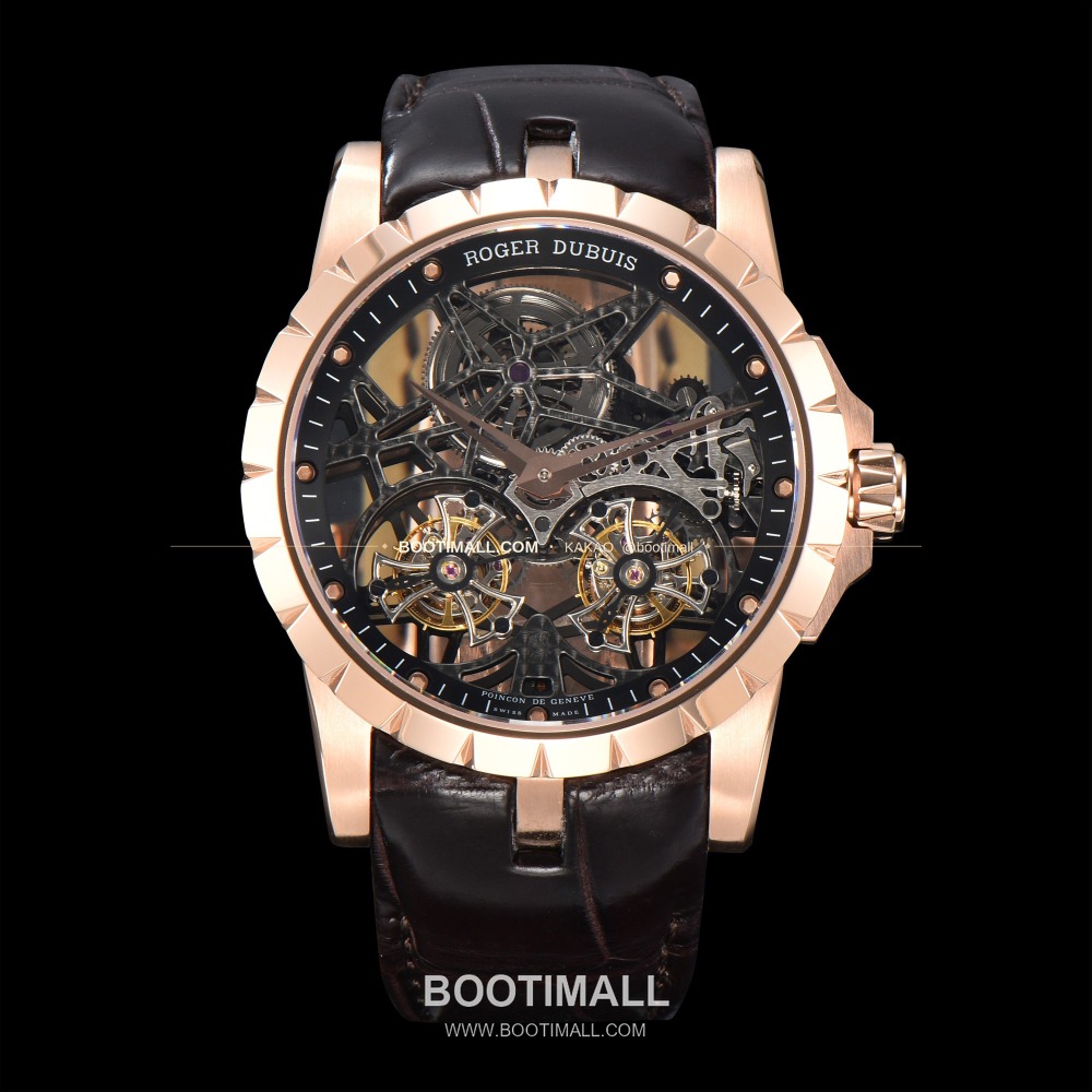 Roger Dubuis Excalibur Double Tourbillon Rose Gold 45mm 로저드뷔 엑스칼리버 더블 투르비용 로즈골드 45mm 1