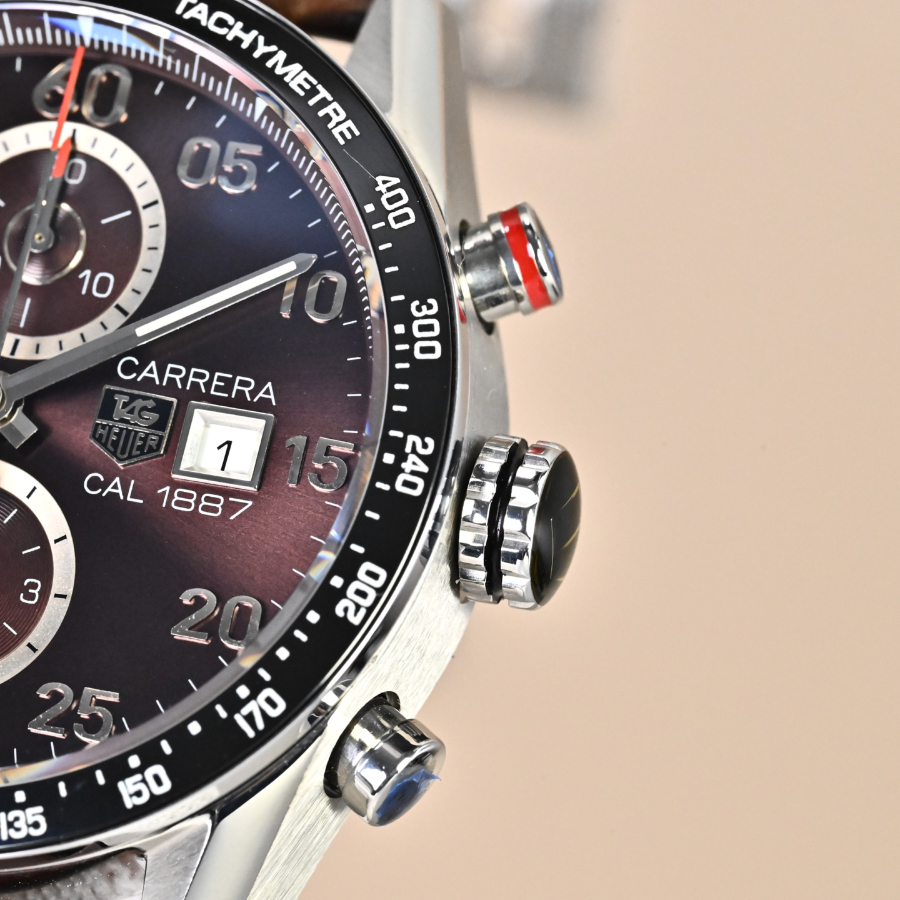 TAG Heuer Carrera Calibre 1887 Chronograph CV2A12.FC6236 태그호이어 까레라 칼리버 1887 크로노그래프 브라운 43mm 3