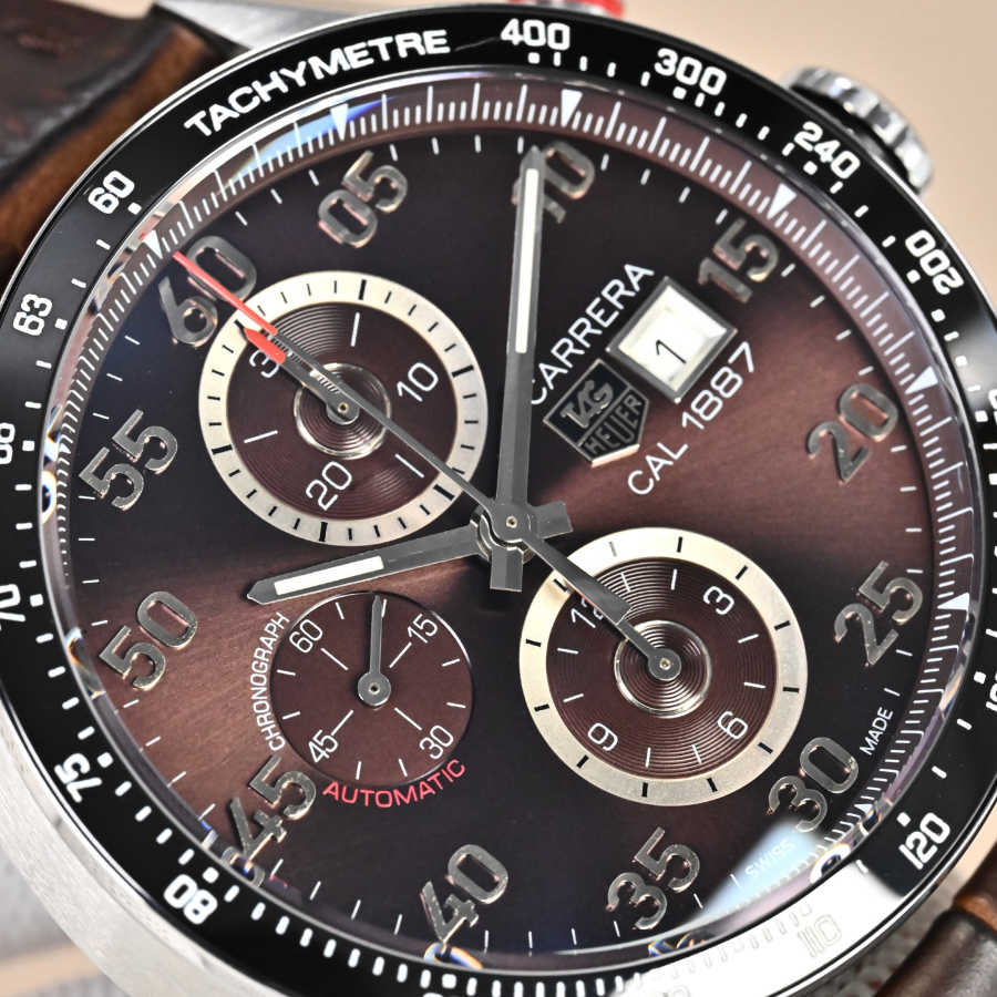 TAG Heuer Carrera Calibre 1887 Chronograph CV2A12.FC6236 태그호이어 까레라 칼리버 1887 크로노그래프 브라운 43mm 5