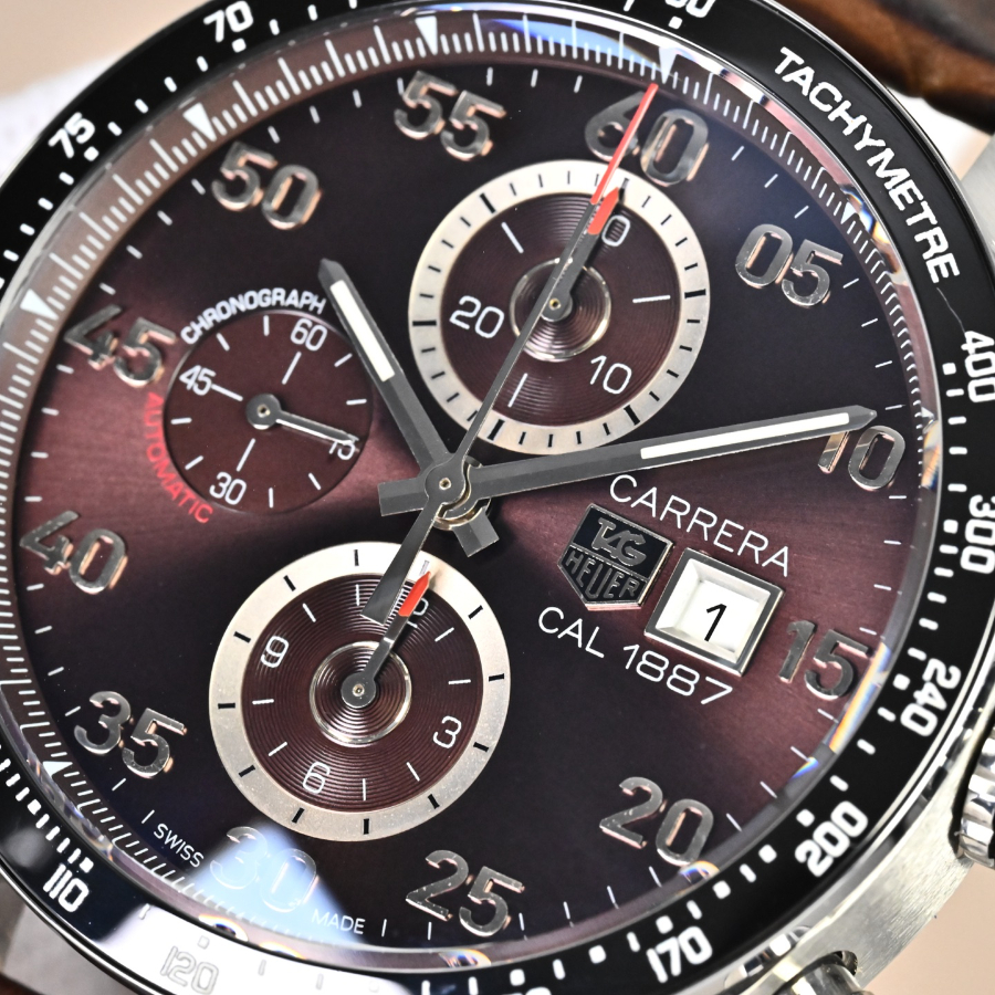 TAG Heuer Carrera Calibre 1887 Chronograph CV2A12.FC6236 태그호이어 까레라 칼리버 1887 크로노그래프 브라운 43mm 6
