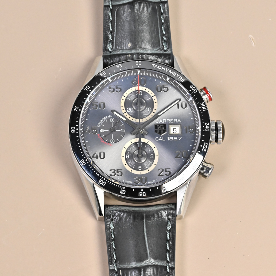 TAG Heuer Carrera Calibre 1887 Chronograph CV2A12.FC6236 태그호이어 까레라 칼리버 1887 크로노그래프 그레이 43mm 1