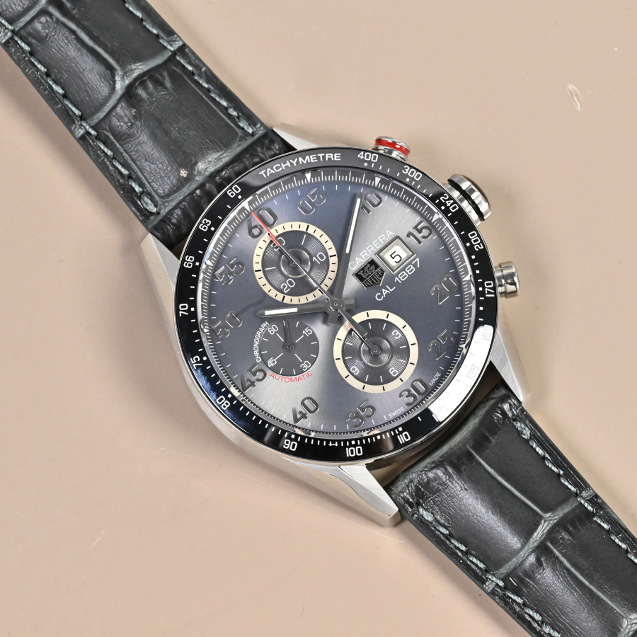 TAG Heuer Carrera Calibre 1887 Chronograph CV2A12.FC6236 태그호이어 까레라 칼리버 1887 크로노그래프 그레이 43mm 2