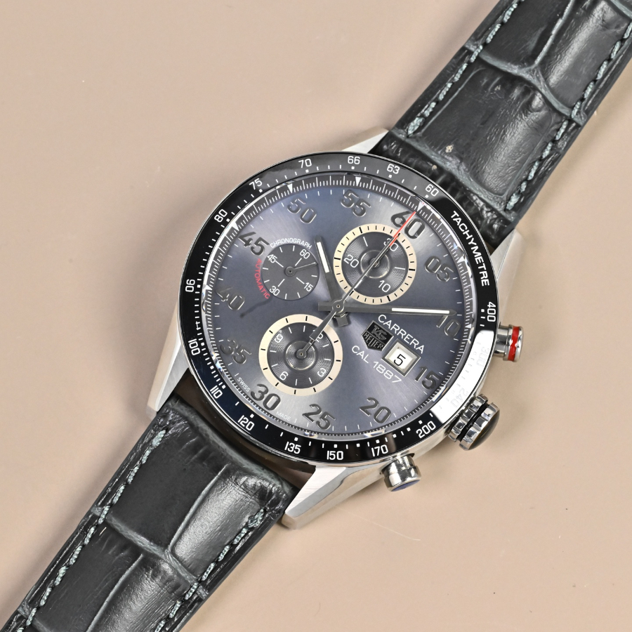 TAG Heuer Carrera Calibre 1887 Chronograph CV2A12.FC6236 태그호이어 까레라 칼리버 1887 크로노그래프 그레이 43mm 3