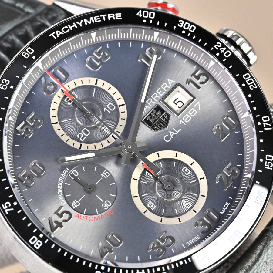 TAG Heuer Carrera Calibre 1887 Chronograph CV2A12.FC6236 태그호이어 까레라 칼리버 1887 크로노그래프 그레이 43mm 5