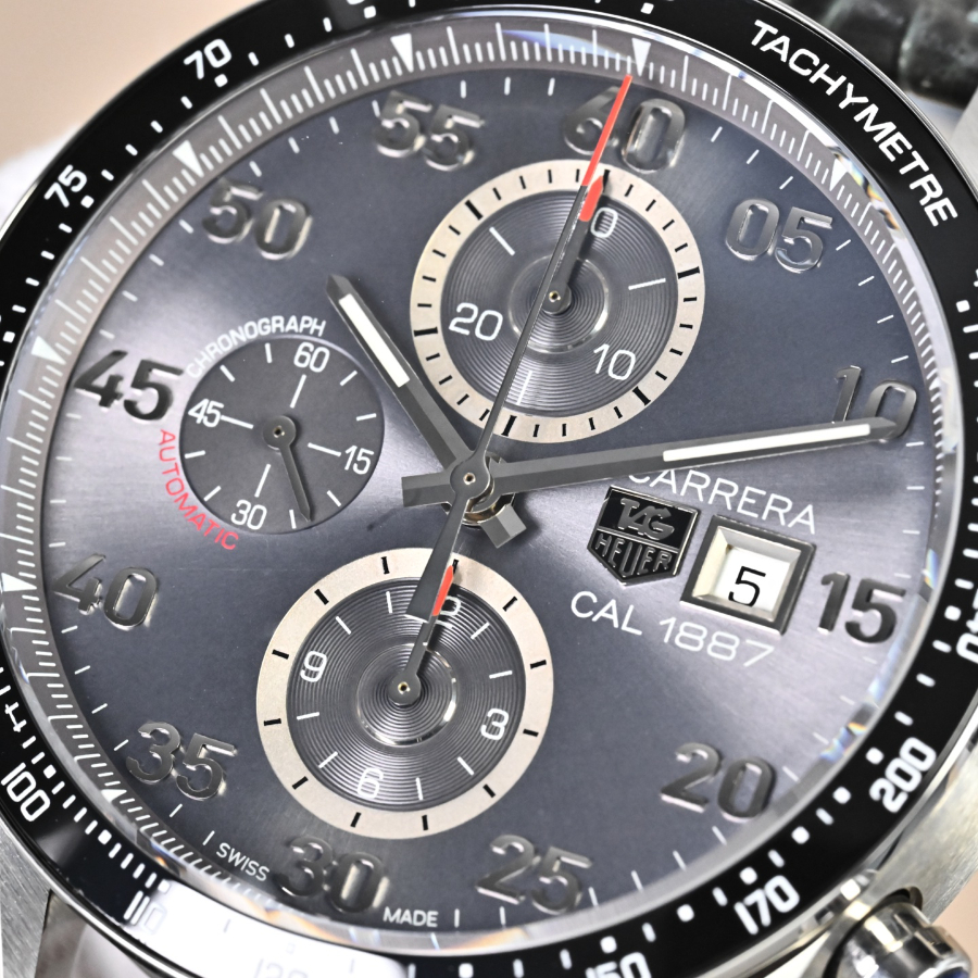 TAG Heuer Carrera Calibre 1887 Chronograph CV2A12.FC6236 태그호이어 까레라 칼리버 1887 크로노그래프 그레이 43mm 6