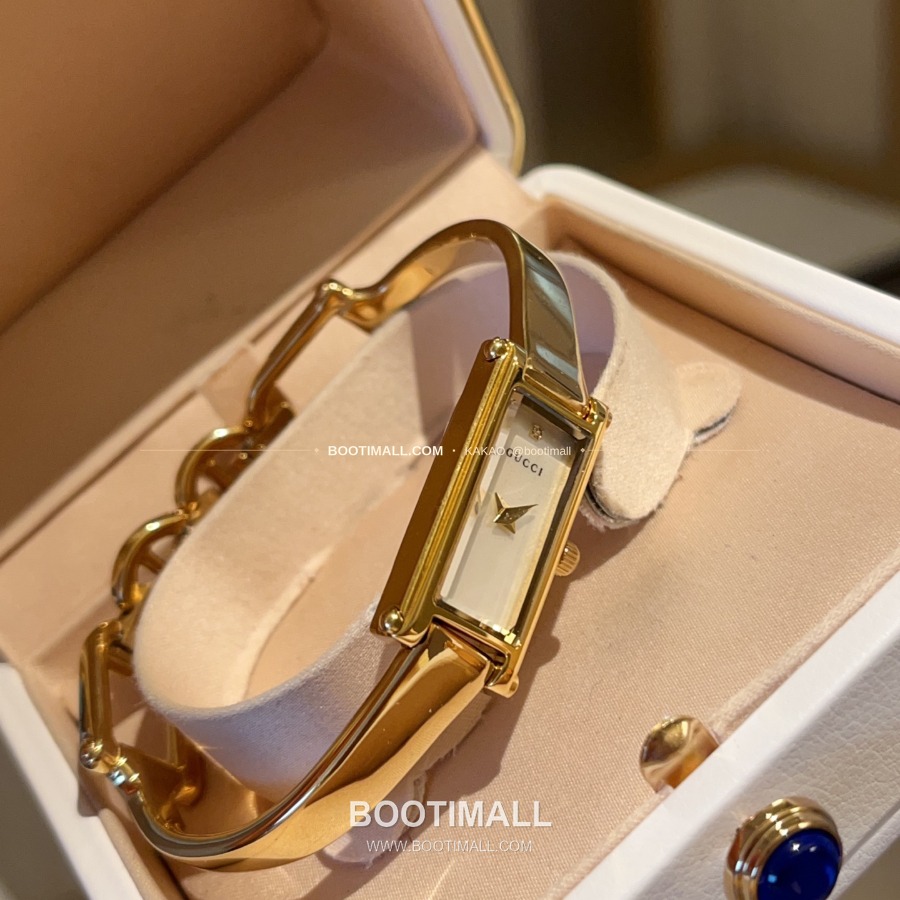 GUCCI 1500L Square Bracelet Watch 구찌 1500L 여성 사각 브레이슬릿 시계 2