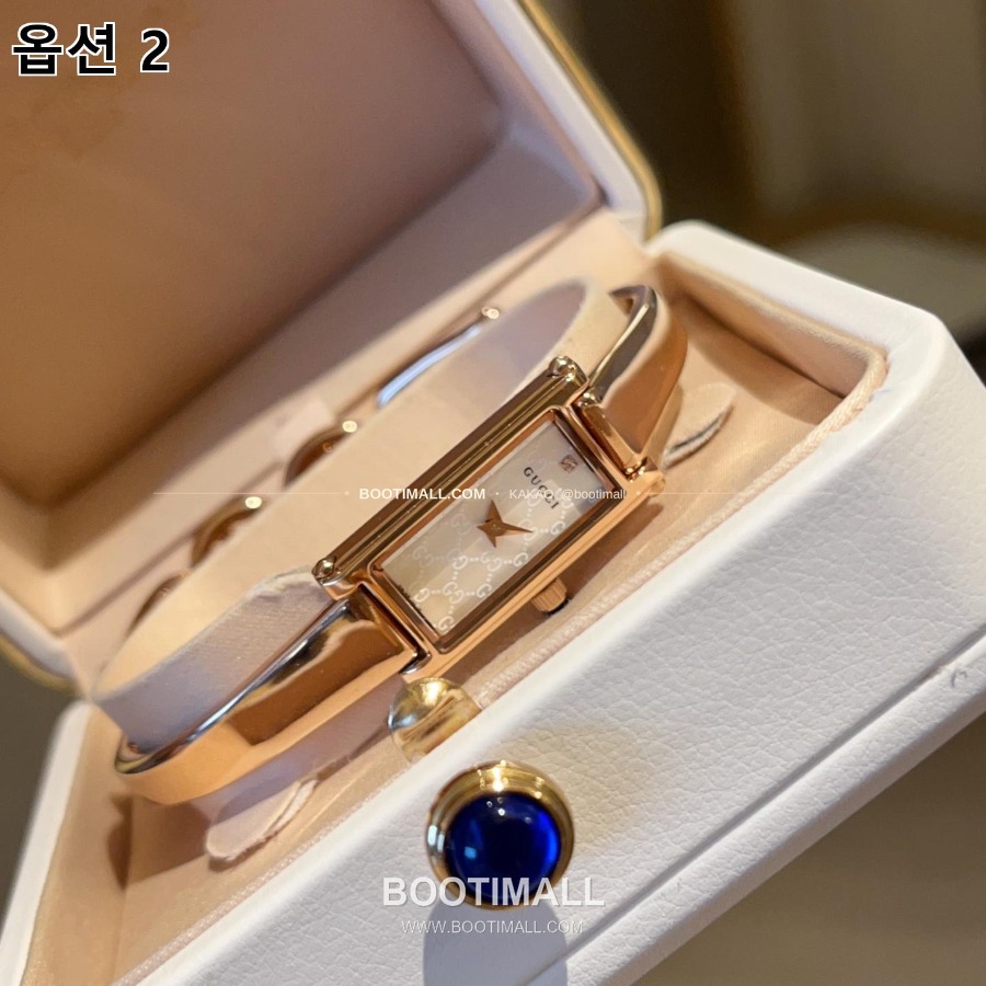 GUCCI 1500L Square Bracelet Watch 구찌 1500L 여성 사각 브레이슬릿 시계 10