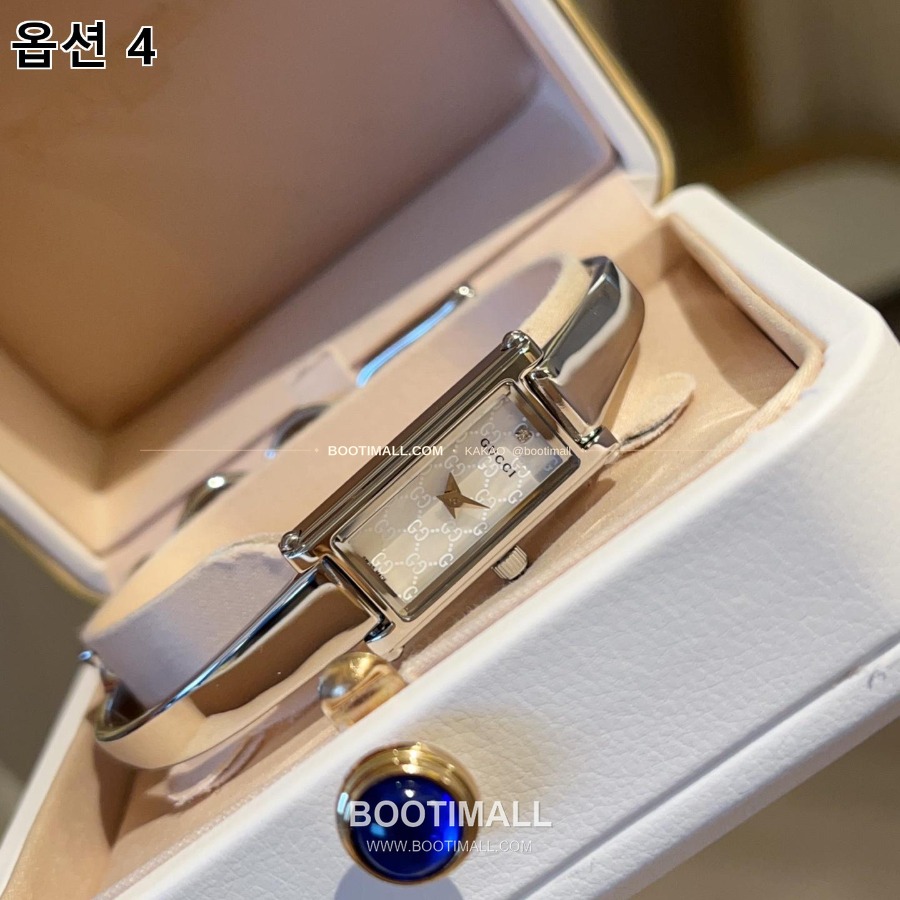 GUCCI 1500L Square Bracelet Watch 구찌 1500L 여성 사각 브레이슬릿 시계 12