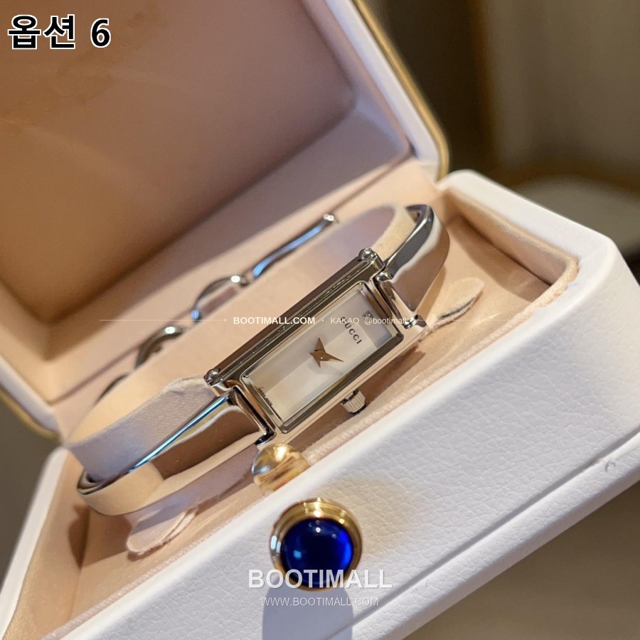 GUCCI 1500L Square Bracelet Watch 구찌 1500L 여성 사각 브레이슬릿 시계 14