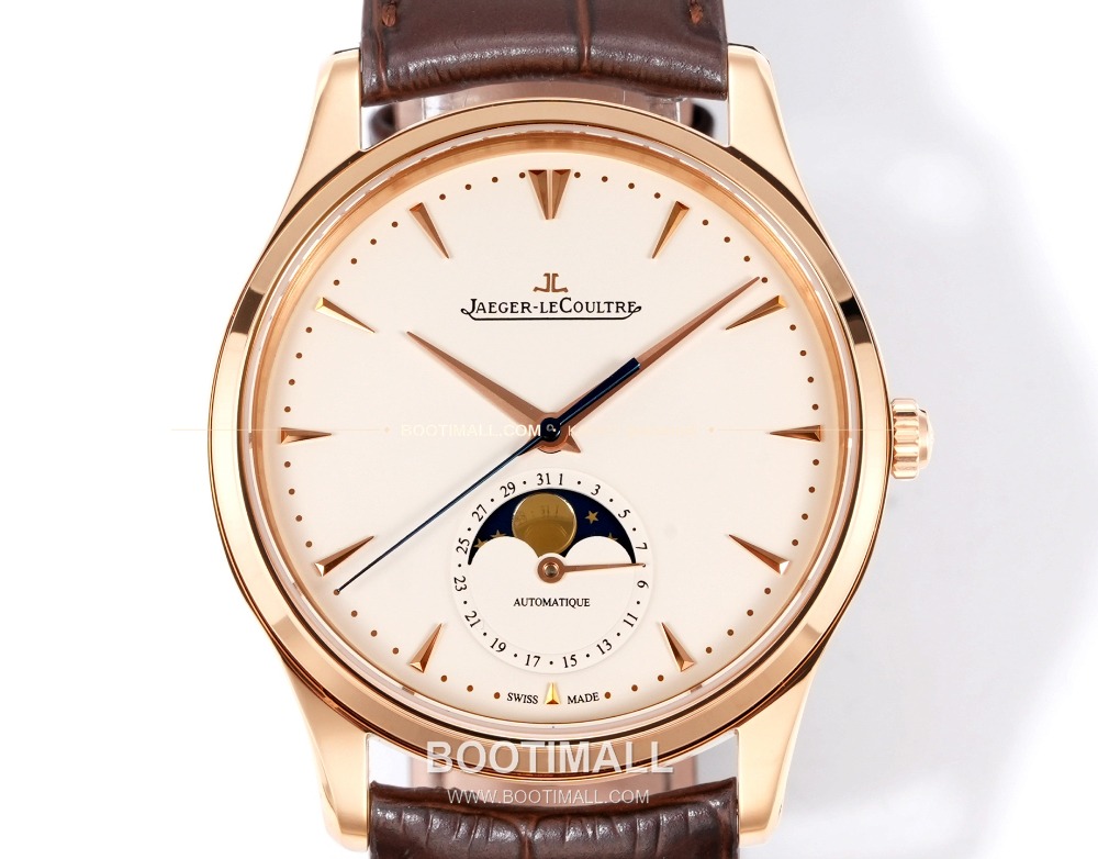Jaeger-LeCoultre Master Ultra Thin Moon Q1368420 예거 르쿨트르 마스터 울트라 씬 문 Q1368420 골드베젤 아이보리 39mm 3
