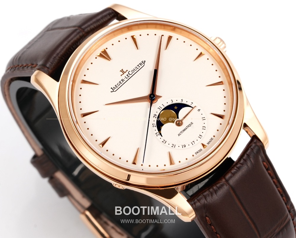 Jaeger-LeCoultre Master Ultra Thin Moon Q1368420 예거 르쿨트르 마스터 울트라 씬 문 Q1368420 골드베젤 아이보리 39mm 4