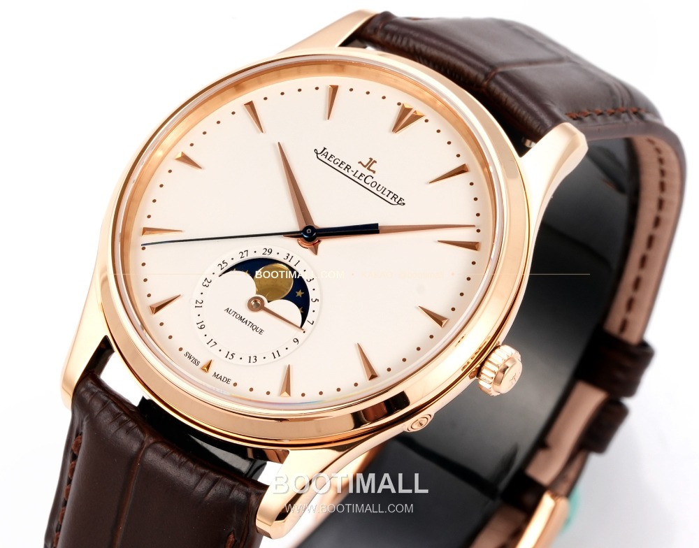 Jaeger-LeCoultre Master Ultra Thin Moon Q1368420 예거 르쿨트르 마스터 울트라 씬 문 Q1368420 골드베젤 아이보리 39mm 5