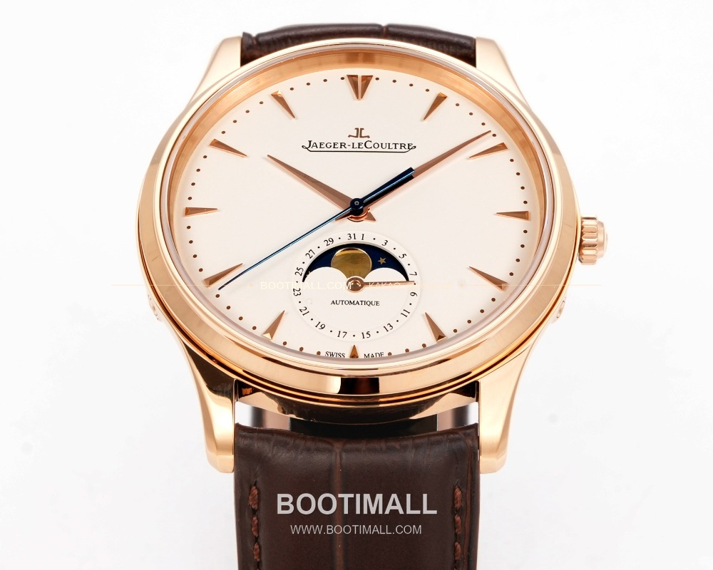Jaeger-LeCoultre Master Ultra Thin Moon Q1368420 예거 르쿨트르 마스터 울트라 씬 문 Q1368420 골드베젤 아이보리 39mm 6