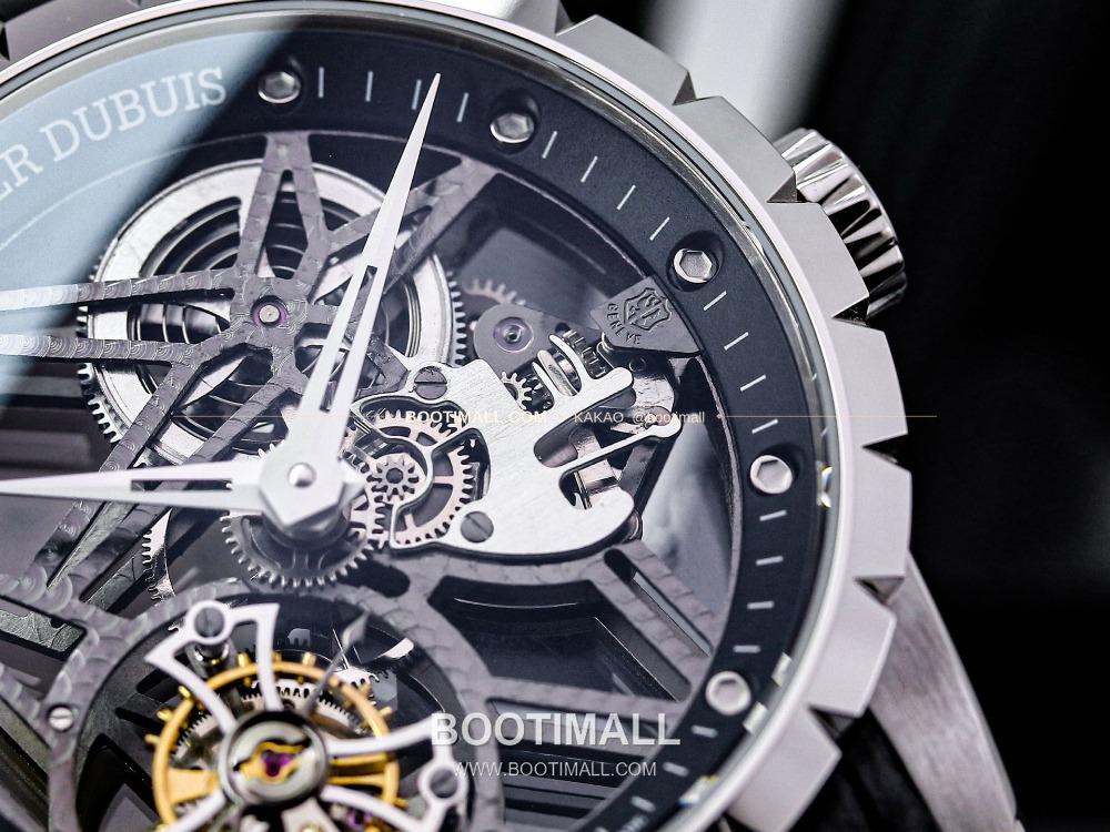 Roger Dubuis Excalibur Skeleton Flying Tourbillon 42mm RDDBEX0392 로저드뷔 엑스칼리버 스켈레톤 플라잉 투르비옹 42mm 6
