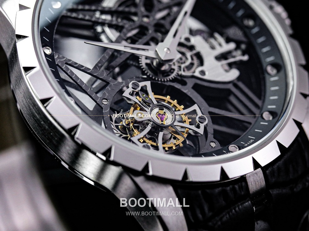 Roger Dubuis Excalibur Skeleton Flying Tourbillon 42mm RDDBEX0392 로저드뷔 엑스칼리버 스켈레톤 플라잉 투르비옹 42mm 7