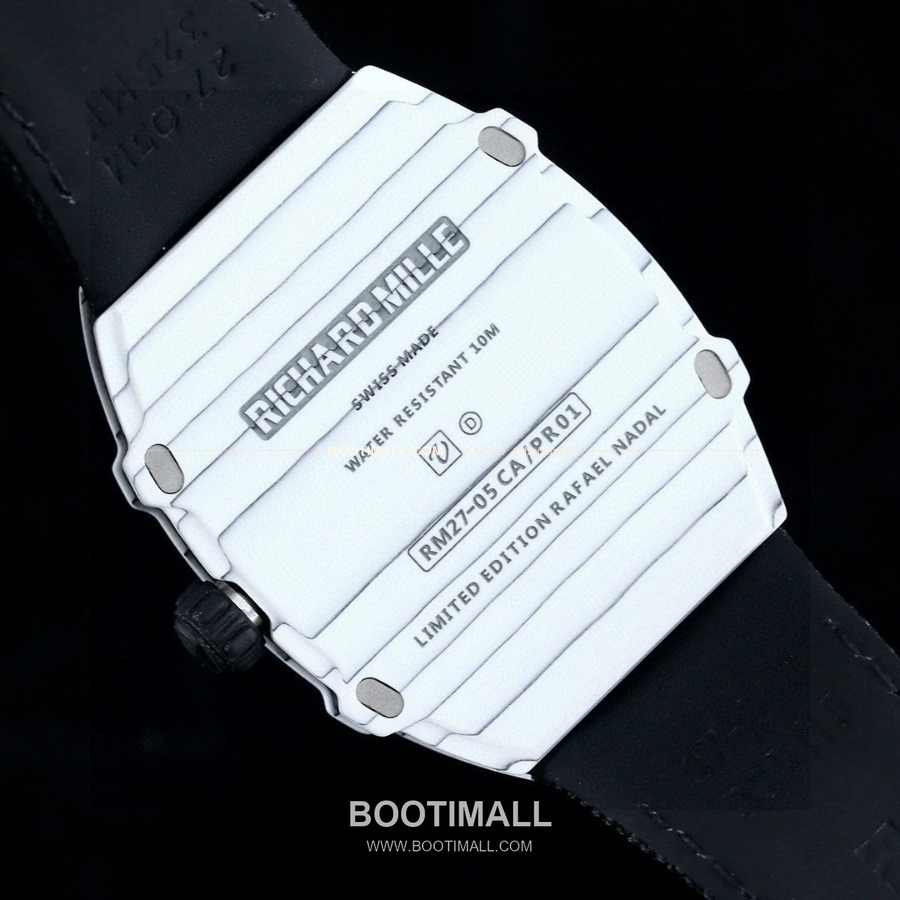 RICHARD MILLE RM 27-05 Flying Tourbillon Rafael Nadal 리차드 밀 RM 27-05 플라잉 투르비옹 라파엘 나달 화이트 37mm 17