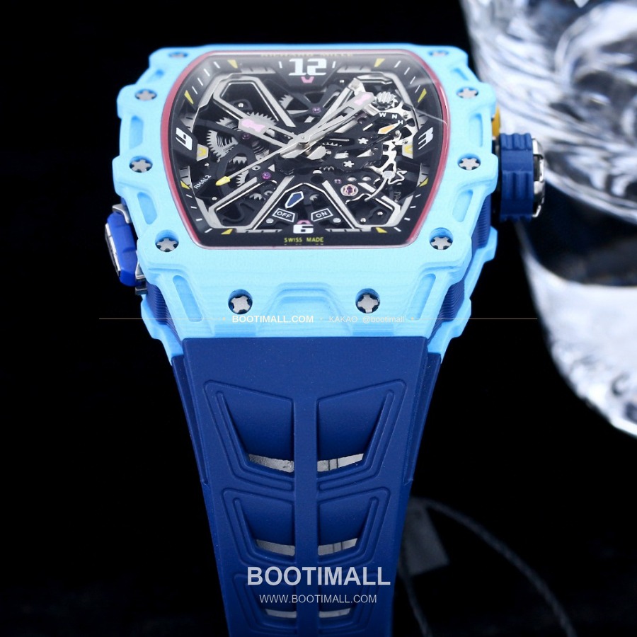 RICHARD MILLE RM 35-03 Automatic Rafael Nadal 리차드 밀 RM 35-03 오토매틱 라파엘 나달 스카이블루 43 × 50mm 4