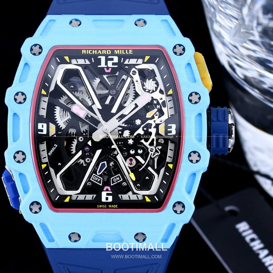 RICHARD MILLE RM 35-03 Automatic Rafael Nadal 리차드 밀 RM 35-03 오토매틱 라파엘 나달 스카이블루 43 × 50mm 5