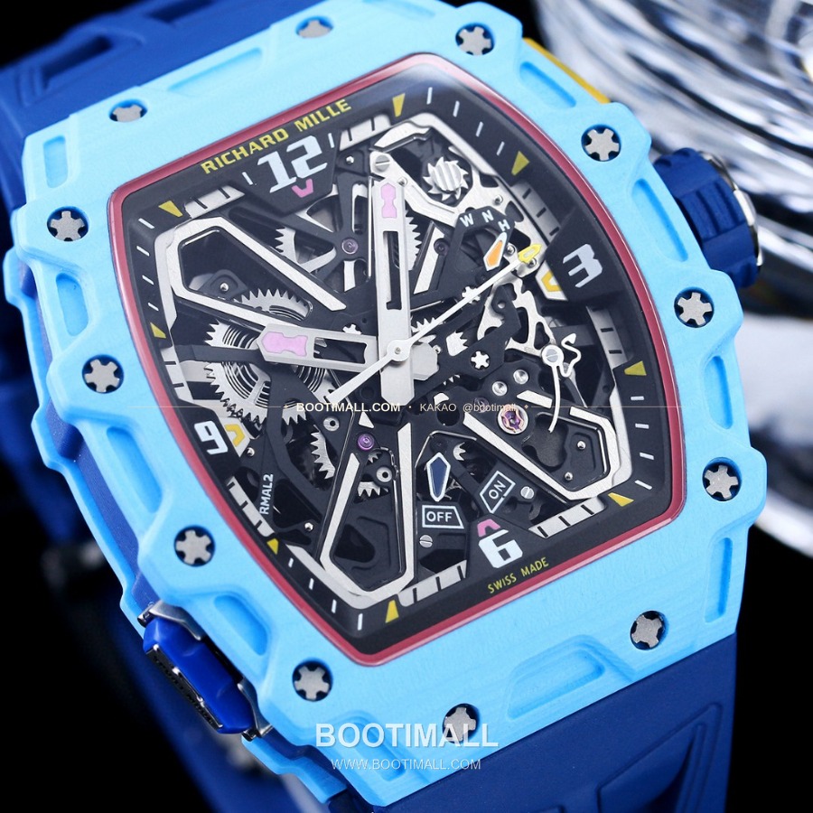 RICHARD MILLE RM 35-03 Automatic Rafael Nadal 리차드 밀 RM 35-03 오토매틱 라파엘 나달 스카이블루 43 × 50mm 6